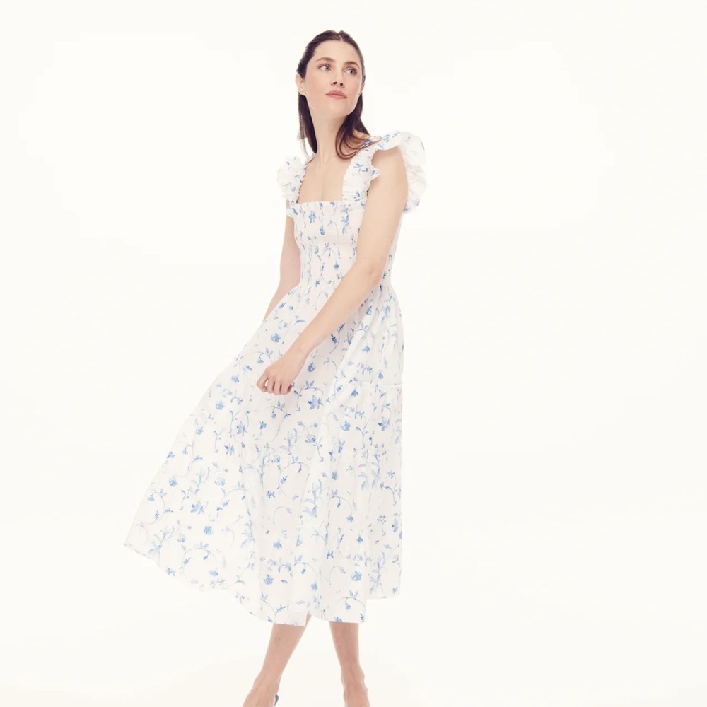 The Ellie Nap Dress in Blue Bontancial